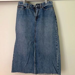 Gap denim skirt